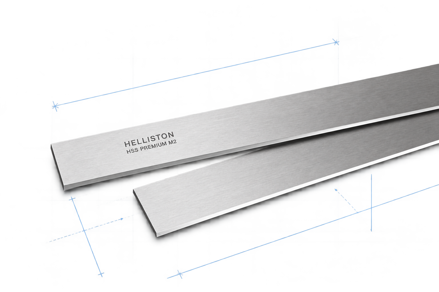 Helliston Nord HSS Premium M2 planer blades