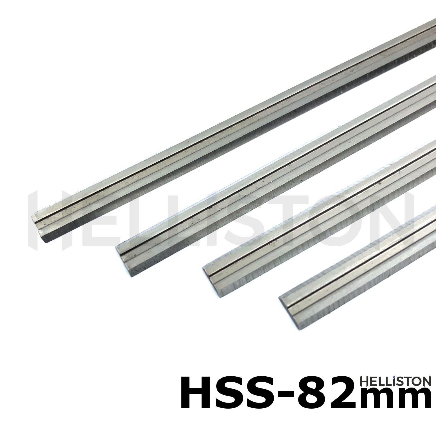 HSS Planer Blades, Reversible knives 82 x 5,5 x 1,1 mm, High-speed-steel, double-sided blades for electrical hand planers AEG EH 82, EH 82-l, EH 450, EH 700, EH 700R, H 500, H 700, HE 800 Black & Decker BD 711, DN 710 Bosch: C 2-82, C 3-82, C 20-82, C 30-82, C 100, C 150, C 200, C 300; GHO 18 V-LI, GHO 26-82, GHO 31-82, GHO 36-82C, GHO 40-82C; PHO 15-82, PHO 16-82, PHO 25-82, PHO 35-82 jne. Fein: HS 2151 Haffner: FH 222, FH 224 Hitachi: FP 20 A, P 20 SA, P 20 V HolzHer: 2321, 2323, 2330 Mafell: EHU 82, MHU 82 Makita: 1001, 1100, 1125, 1125 B, 1600, 1900 B, 1901, 1923B, 1923H, 1923 HO Metabo: 4382, HO 0882, HO 8382 Skil: 94 H, 95 H, 97 H