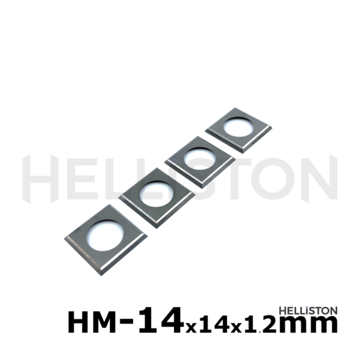 Helliston HM Vorschneider Wendemesser Wendeplatten 14 x 14 x 1,2 mm für für Falzkopf, Falzmesserkopf, Fügemesserkopf, Wolframcarbid
